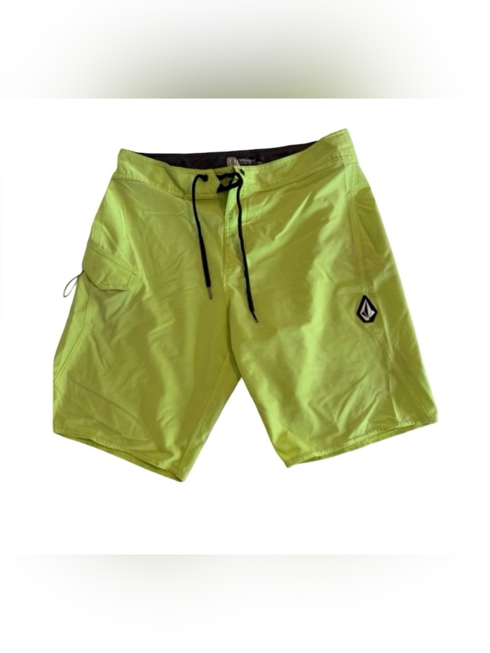 Volcom Men's board shorts Neon Green Beach Size 33